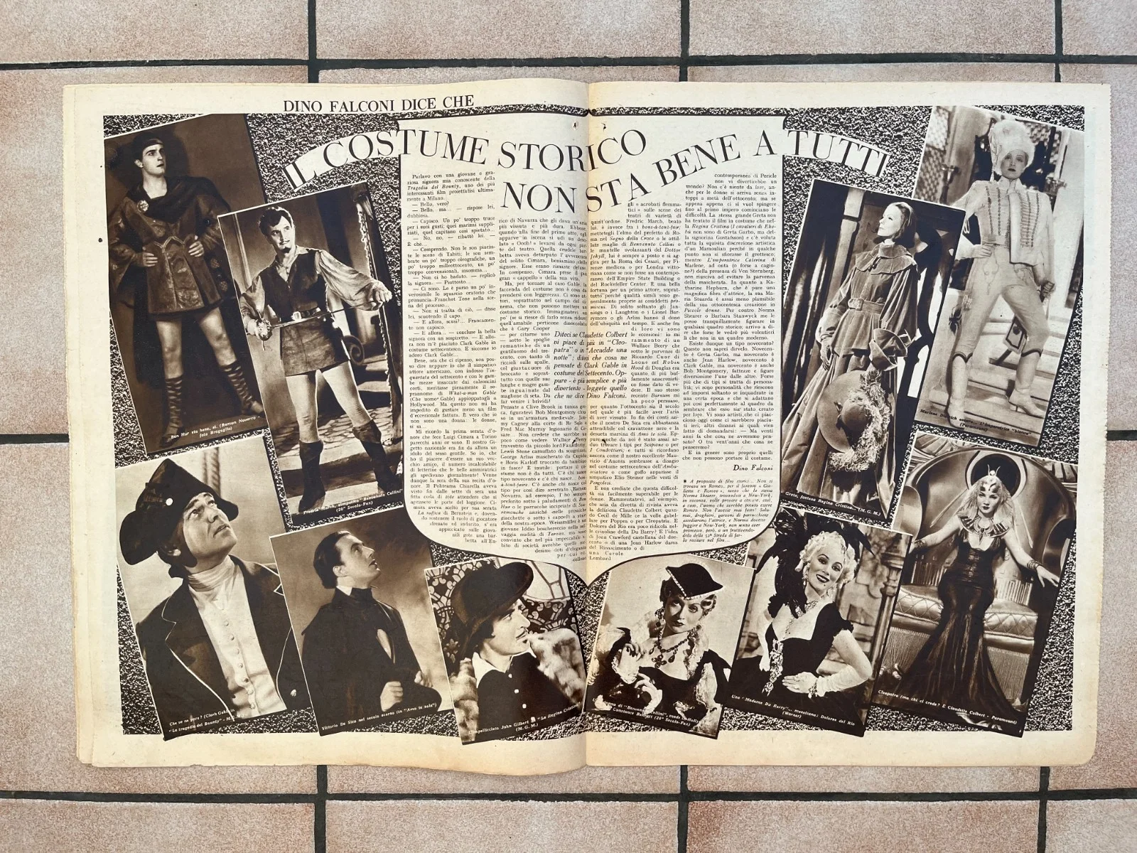 SHIRLEY TEMPLE JANET GAYNOR FREDRIC MARCH RAMON NOVARRO GARBO DIETRICH Mag 1936, изображение 3