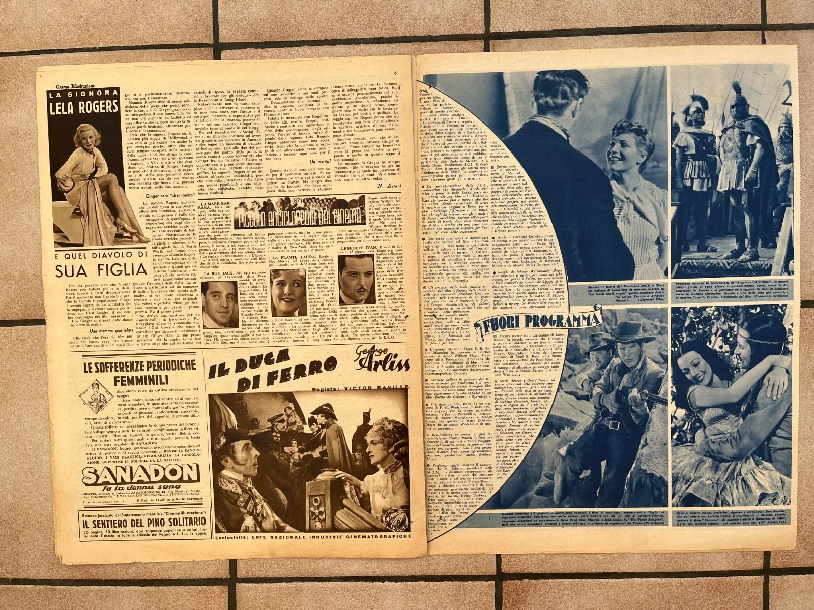 SHIRLEY TEMPLE JANET GAYNOR FREDRIC MARCH RAMON NOVARRO GARBO DIETRICH Mag 1936, изображение 5