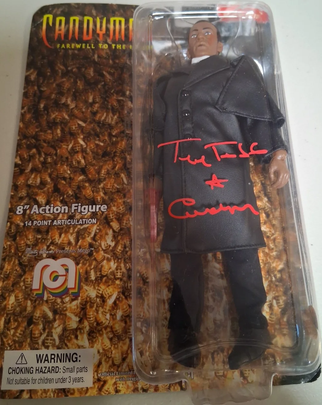 Tony Todd — Tony Todd Signed Candyman Farewell To The Flesh 8” Mego Figure Beckett BAS COA