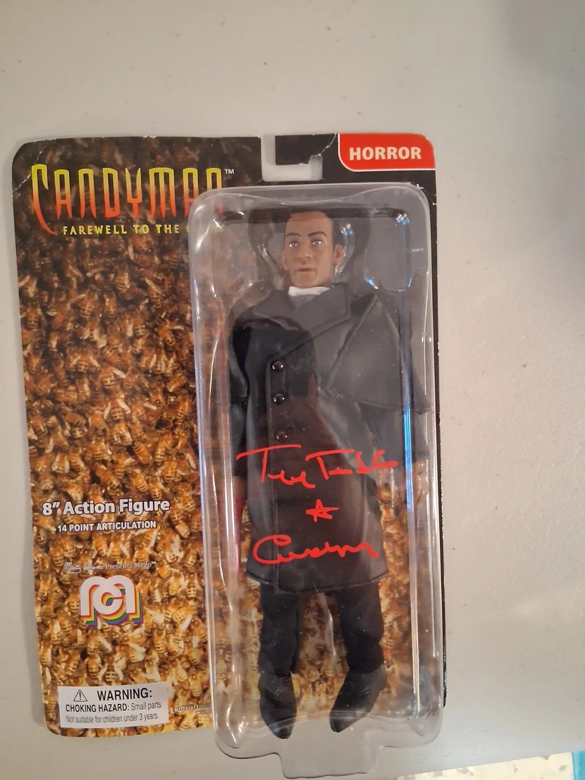 Tony Todd — Tony Todd Signed Candyman Farewell To The Flesh 8” Mego Figure Beckett BAS COA, изображение 2