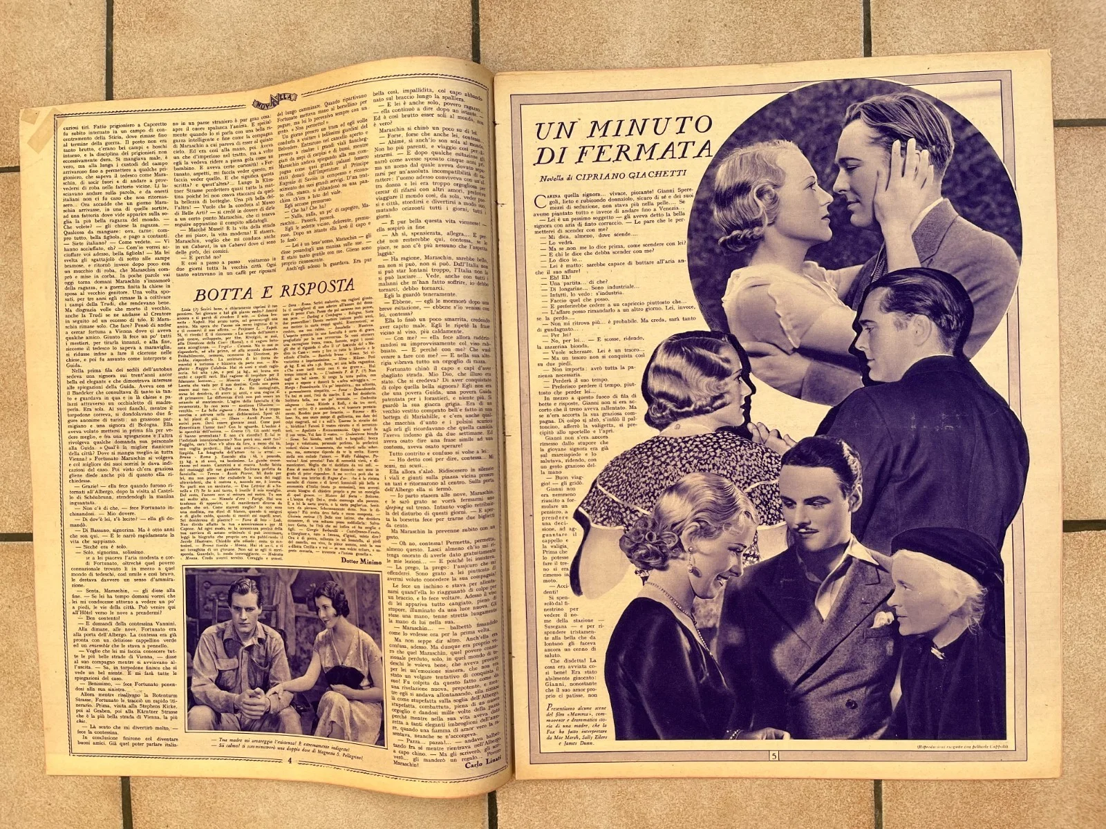 NANCY CARROLL POLA NEGRI BASIL RATHBONE LORETTA YOUNG Italian Mag 1932, image 4