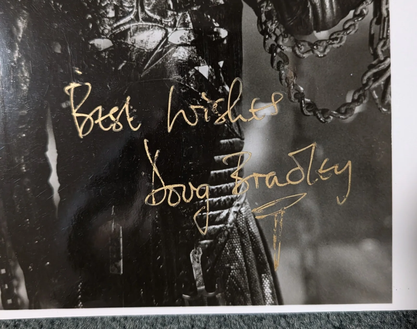 Doug Bradley — DOUG BRADLEY as Pinhead AUTOGRAPHED PHOTO! Clive Barker's HELLRAISER HORROR!, image 2