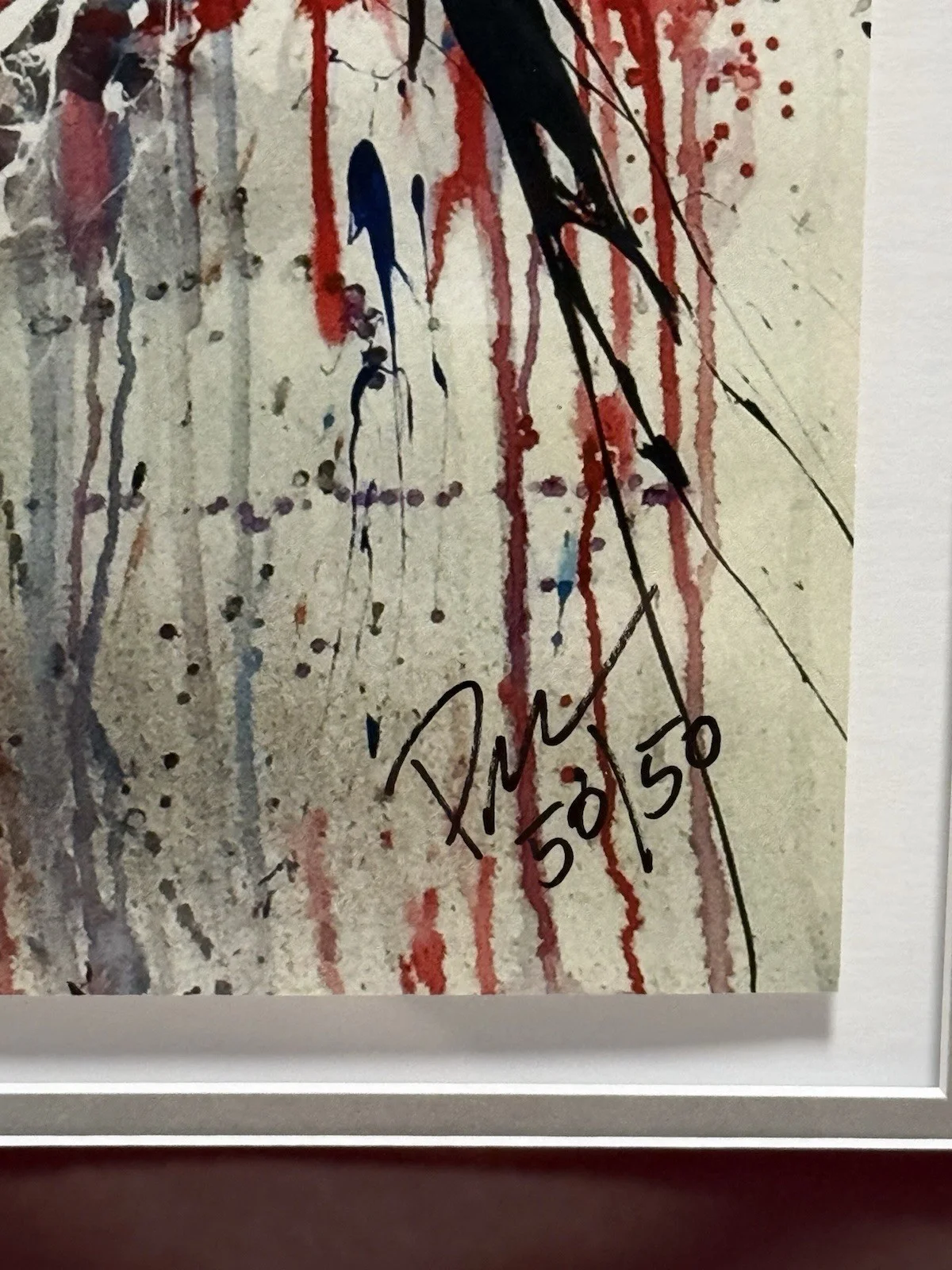 Margot Robbie — Margot Robbie Autographed Rob Prior Harley Quinn 13x19 Giclee Framed Print 50/50, изображение 3