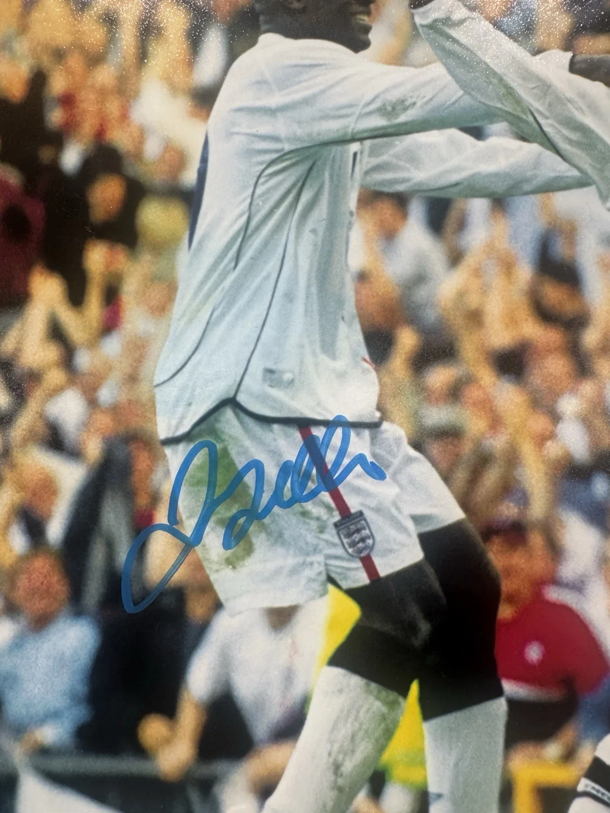 DAVID BECKHAM SIGNED 16X20 PHOTO LEGENDARY SOCCER FOOTBALL PLAYER AUTO BAS COA, image 2