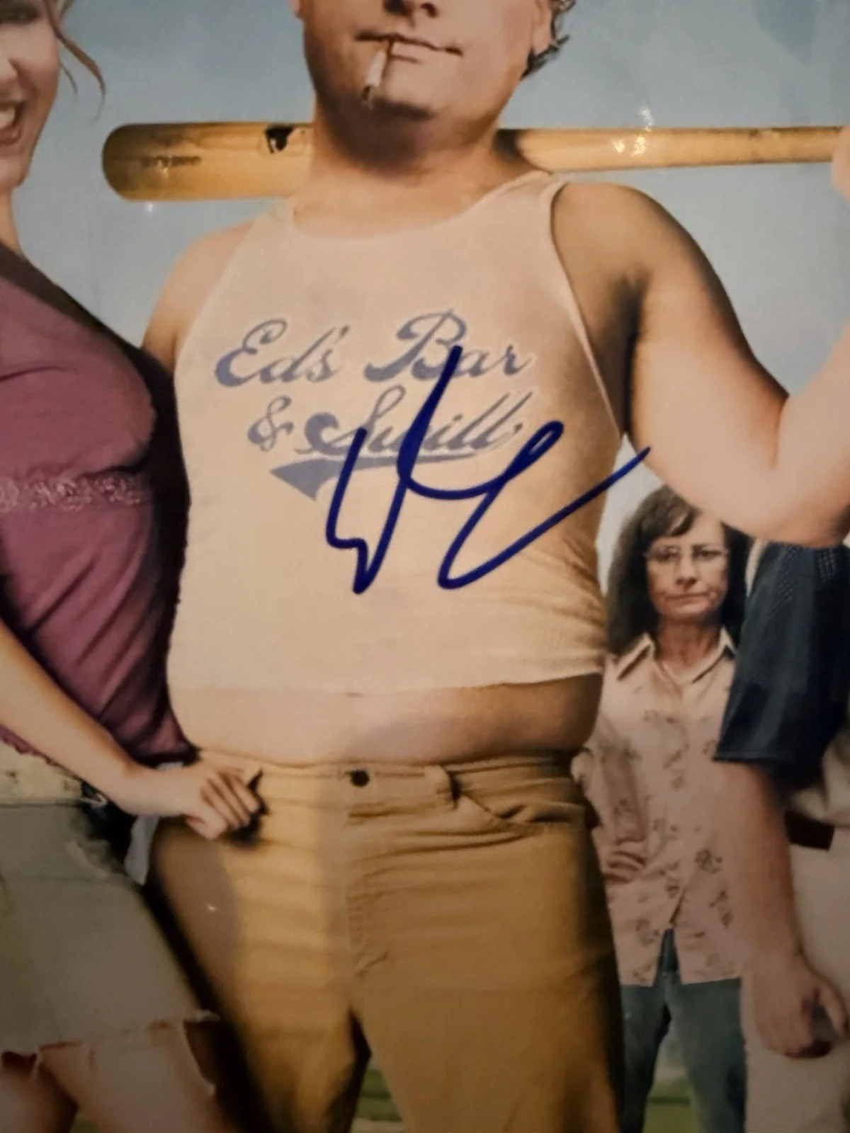 Artie Lange — Artie Lange Comedian Howard Stern Show Autographed 8.5 X 11 Beer League, изображение 3