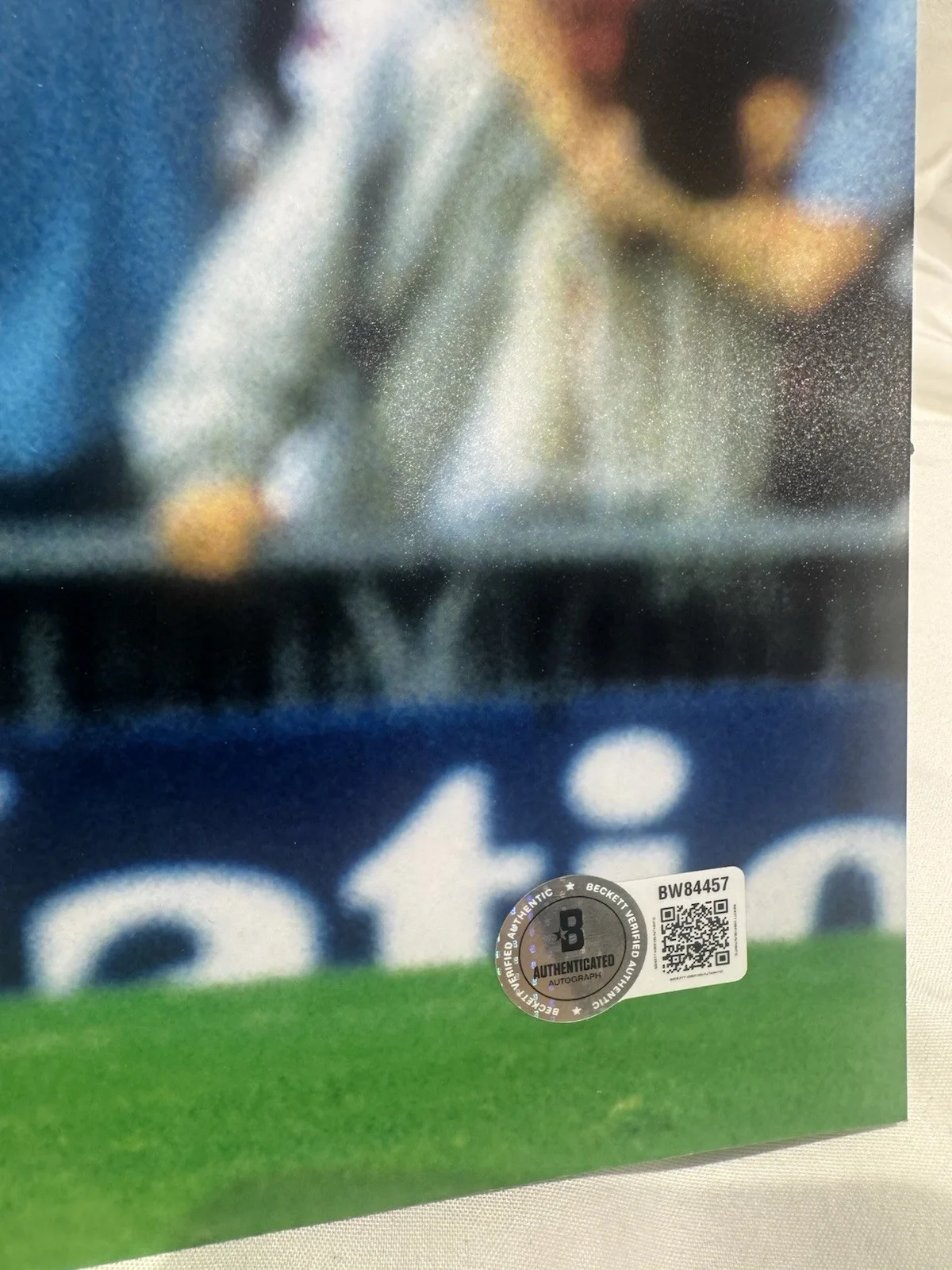 DAVID BECKHAM SIGNED 16X20 PHOTO LEGENDARY SOCCER FOOTBALL PLAYER AUTO BAS COA, изображение 3