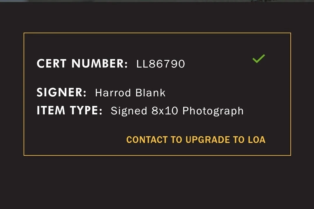 Harrod Blank — Harrod Blank Signed 8x10 Photo Killer Klowns From Outer Space “Rudy” JSA COA, изображение 4