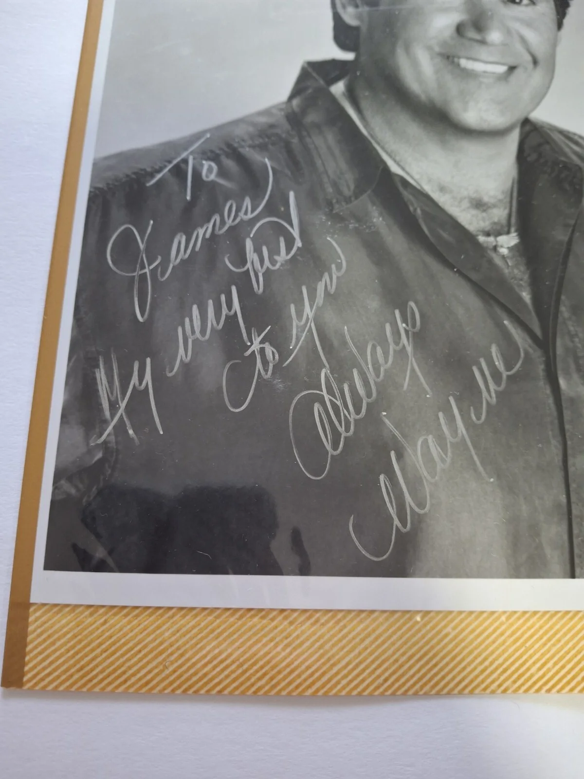 WAYNE NEWTON - SIGNED 8x10 B&W Photo - LEGENDARY POP SINGER LAS VEGAS ACTOR, изображение 3