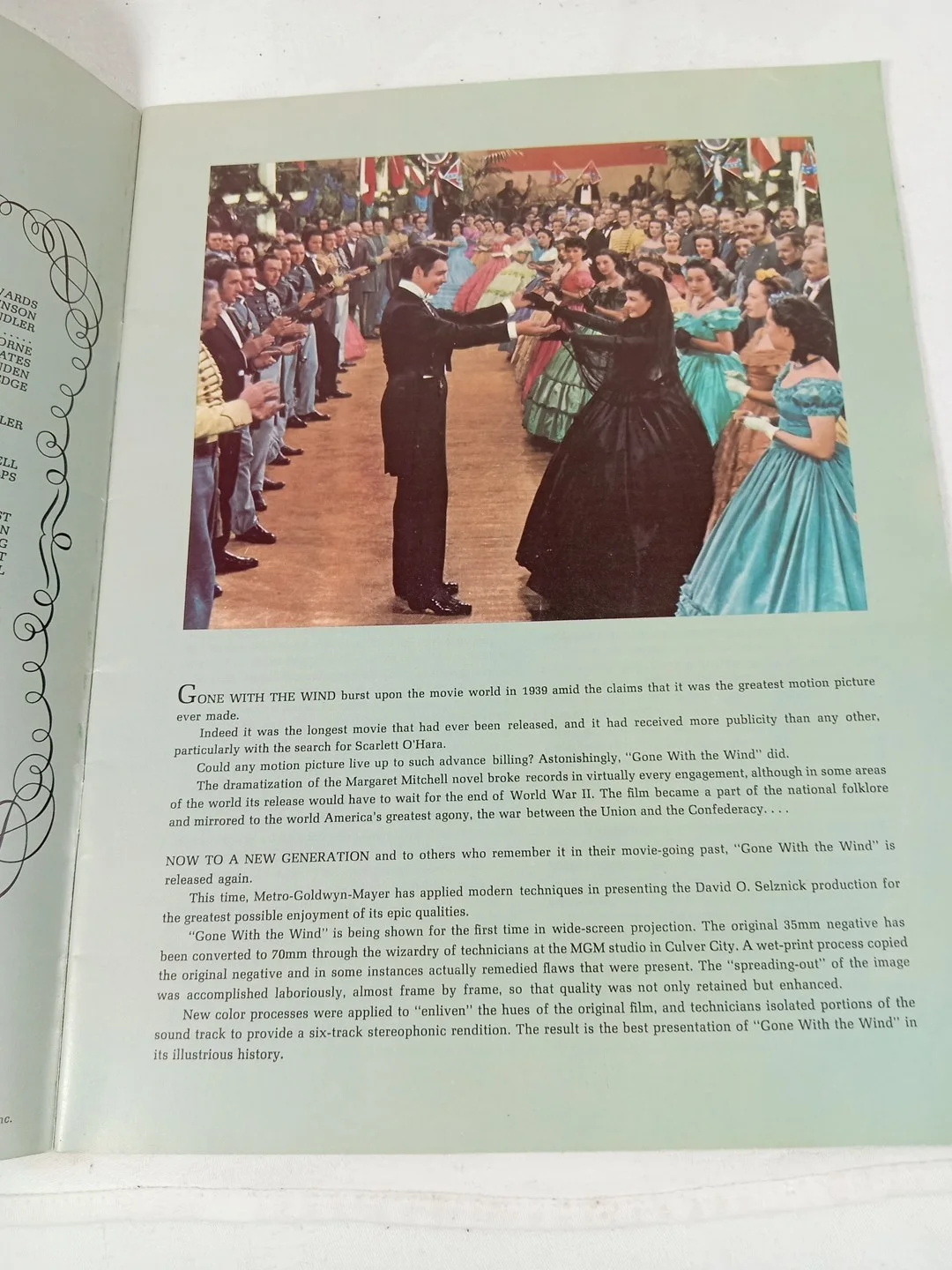 The Story of Gone With The Wind - (1967) Souvenir/Brochure Programme, изображение 4