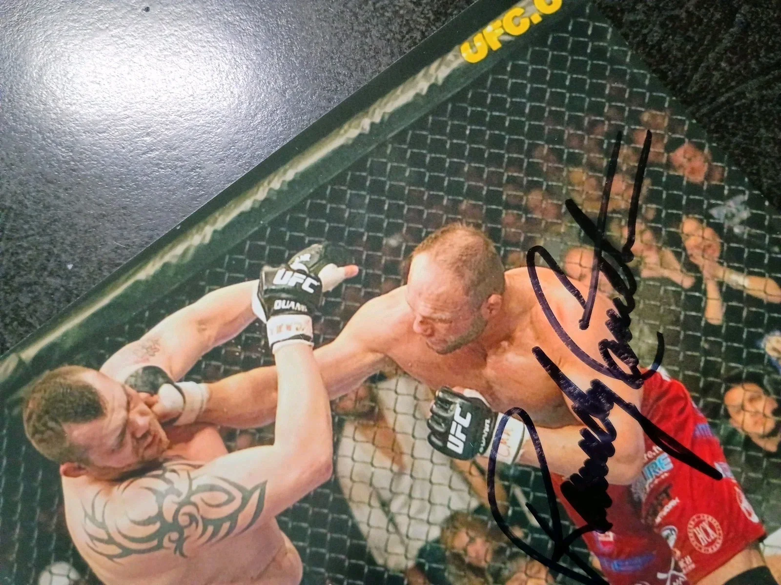 RANDY COUTURE — RANDY COUTURE hand Signed Autograph 4X6 Photo - UFC MARTIAL ARTIST & ACTOR, изображение 2