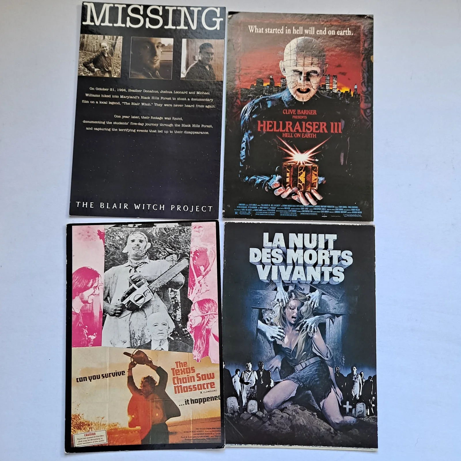 19 x Horror Movie Poster Postcards / Film related postcards, изображение 4