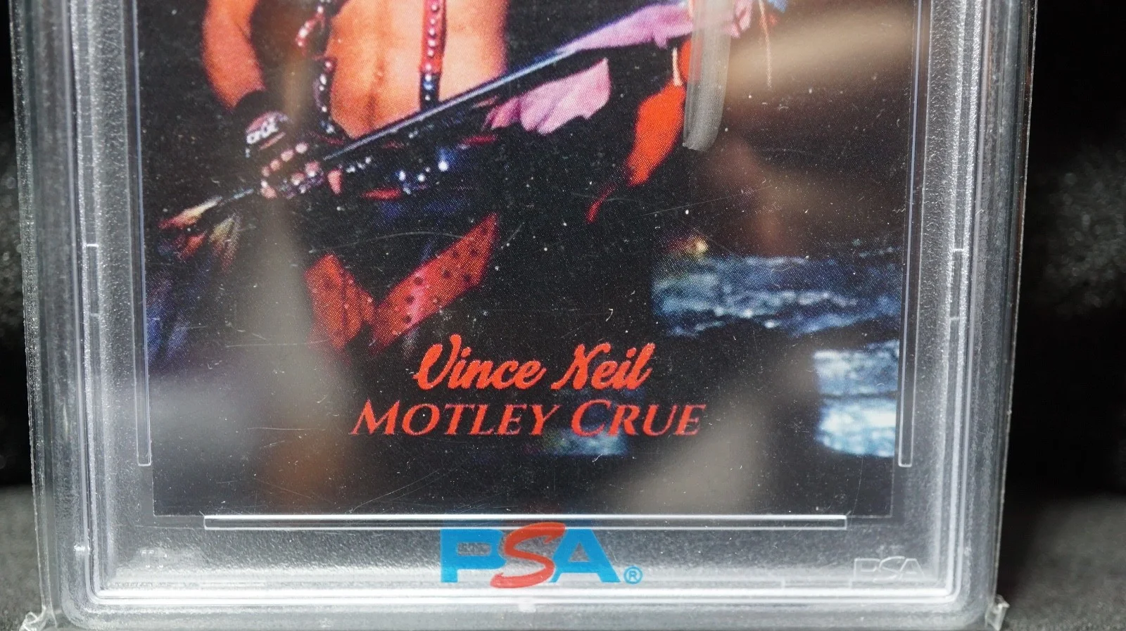 Vince Neil Signed Trading Card PSA MOTLEY CRUE LEAD SINGER Autograph Authentic, image 3