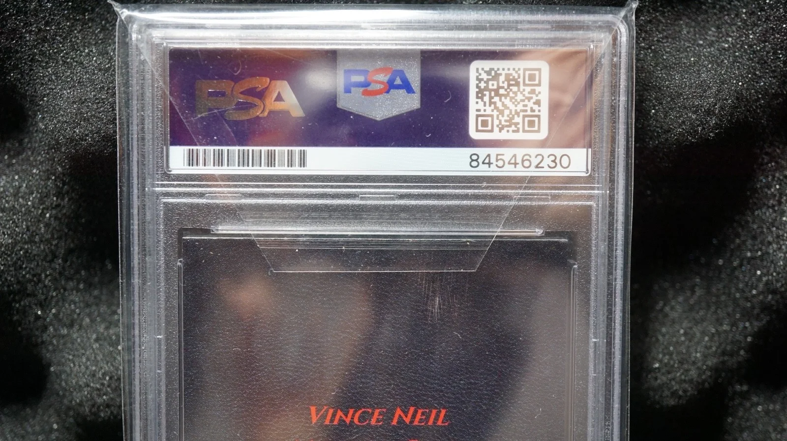 Vince Neil Signed Trading Card PSA MOTLEY CRUE LEAD SINGER Autograph Authentic, image 5