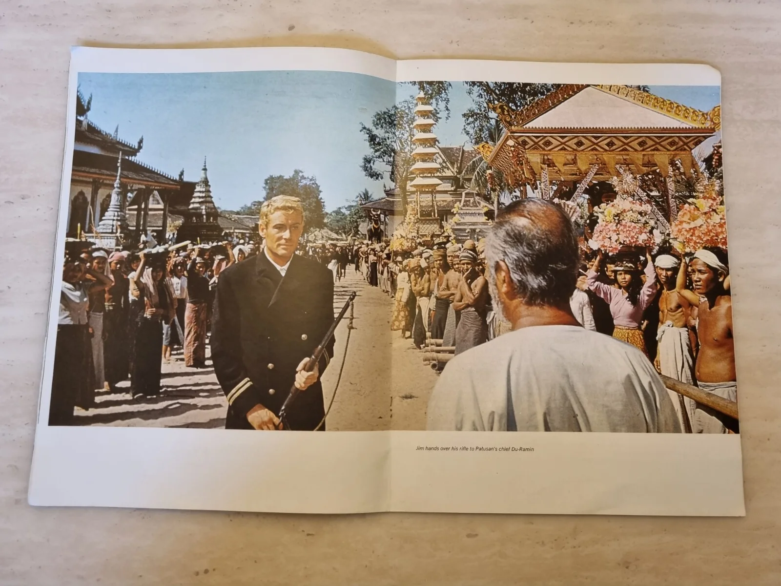 Vintage 1965 Lord Jim Movie Souvenir Program Peter O Toole Columbia Film Book, изображение 4