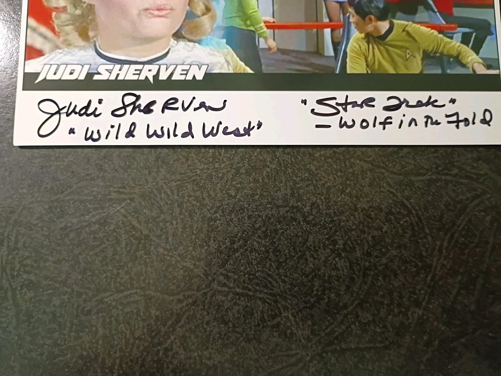 JUDI SHERVEN As NURSE — JUDI SHERVEN Hand Signed Autograph Photo & CARD - STAR TREK & BEVERLY HILLBILLYS, изображение 3