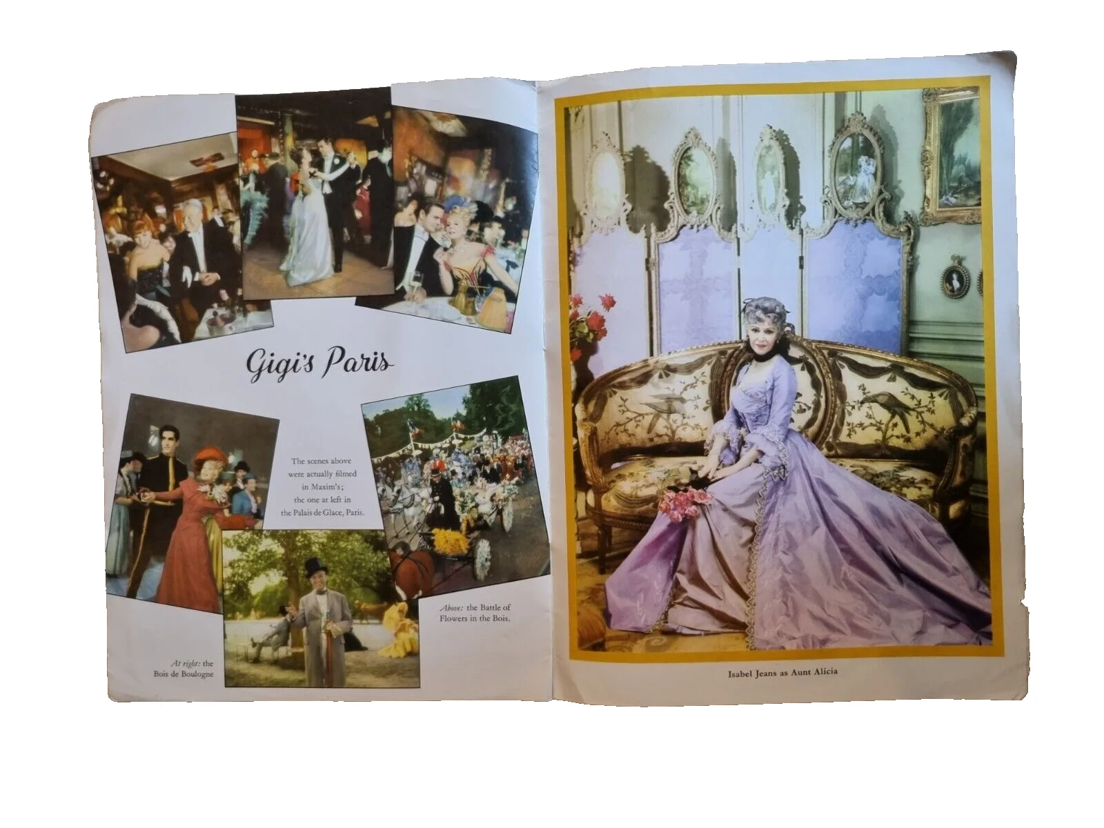 Vintage 1958 Gigi Movie Souvenir Program Booklet Leslie Caron MGM Film Ephemera, изображение 3