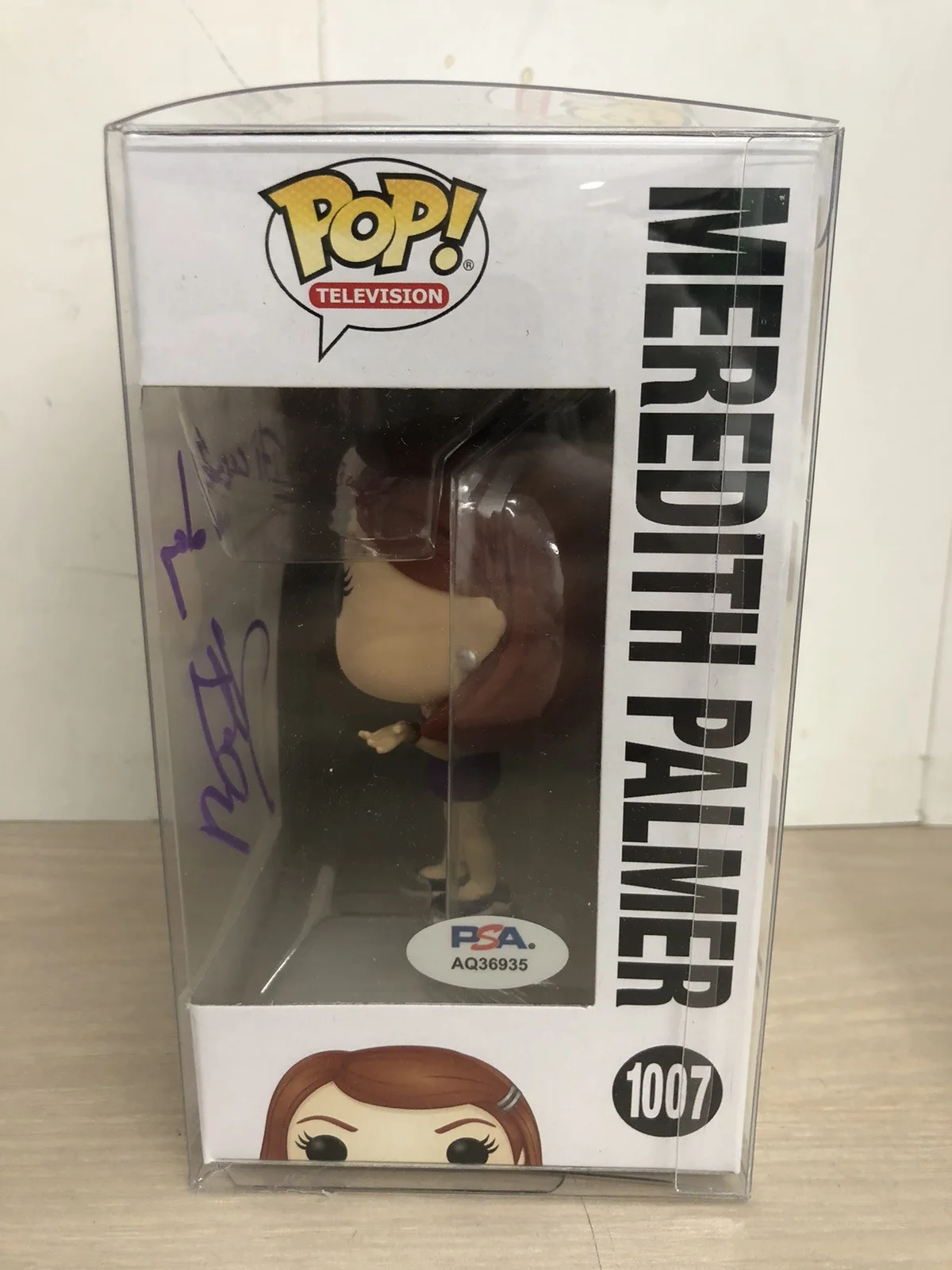 Kate Flannery — Kate Flannery signed Funko Pop The Office 1007 W/ PSA COA Autograph Inscribed, изображение 2