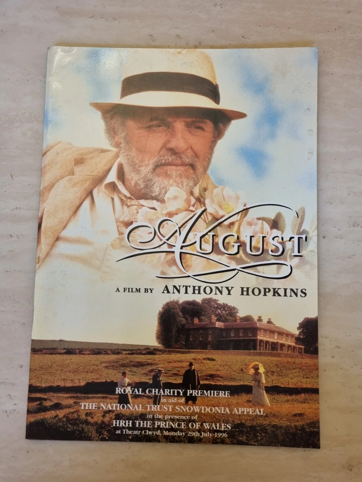 August 1996 Movie Press Brochure Anthony Hopkins Film Promo Booklet Ephemera, изображение 4