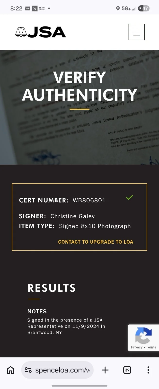 Christine Galey — Christine Galey Star Wars R2-D2 signed AUTOGRAPHED 8x10 photo JSA COA METALLIC, image 3