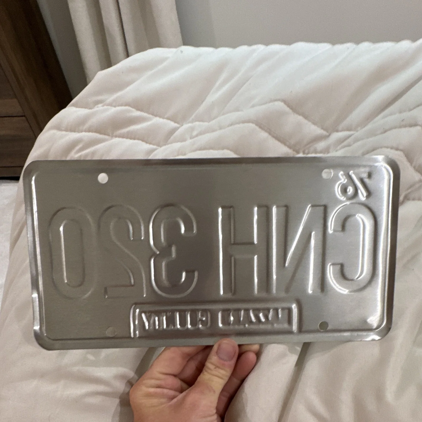 Ben Jones, Cooter — Autographed Hazzard County CNH 320 License Plate Dukes of Hazzard Ben Jones, изображение 4
