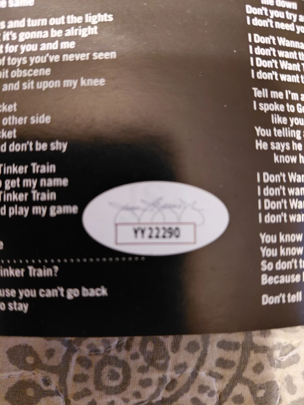Ozzy Osbourne Zakk Wylde Mike Inez signed No More Tears CD booklet with full LOA, изображение 2