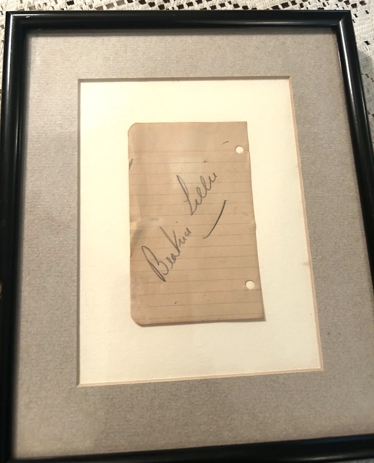 Beatrice Lillie — Letter Cyrus D Seymour Artist Designer-Signature Beatrice Lillie Actress, изображение 2
