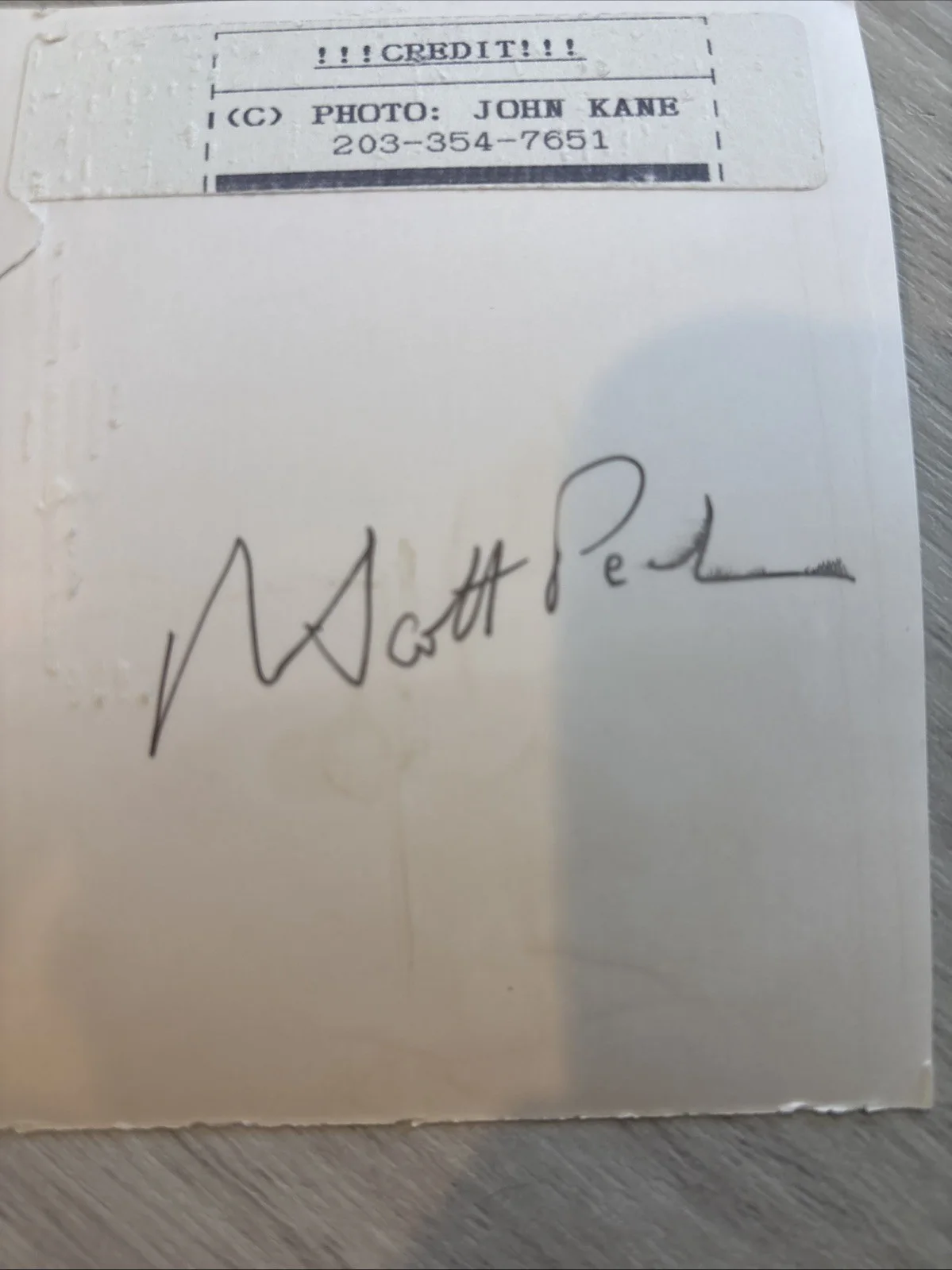 Dr M. Scott Peck Signed 4” X 5.5” Black And White Photo. Author, image 2