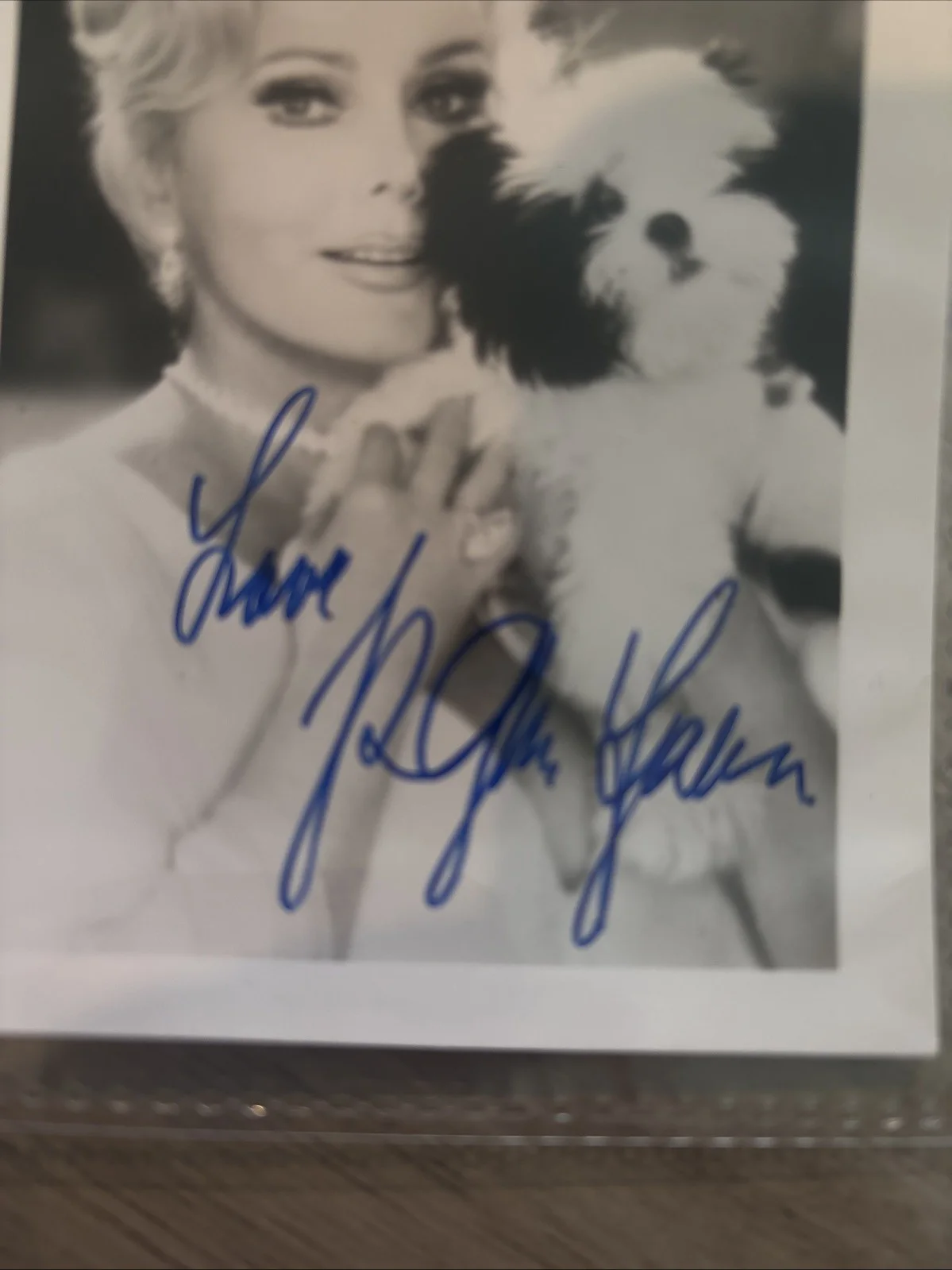 Loni Anderson Signed 3.5” X 5” Black & White Photo Photo, изображение 2