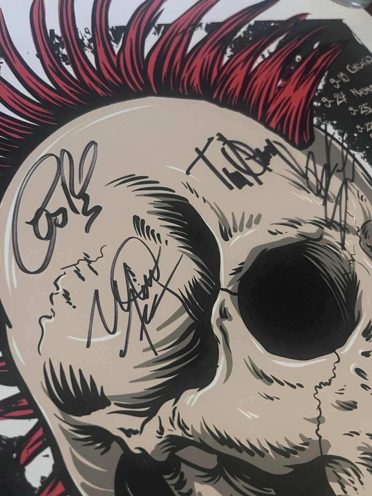 Rancid Boston to Berkeley 2021 Signed Autographed Original Poster, image 2