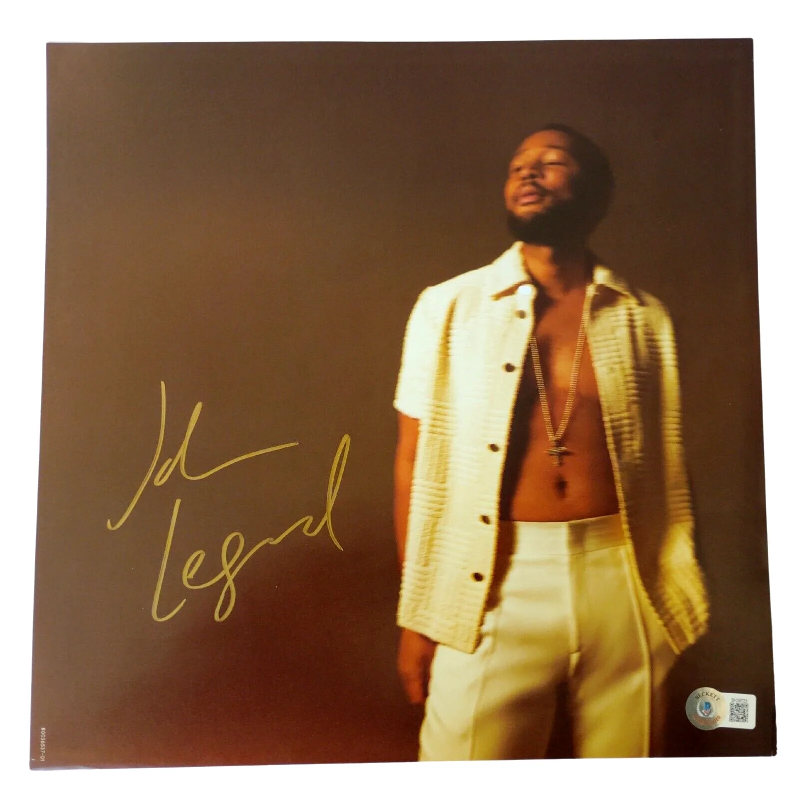 John Legend — John Legend Signed Act 1 and 2 Vinyl Record Album Flat LP Beckett BAS COA Pop