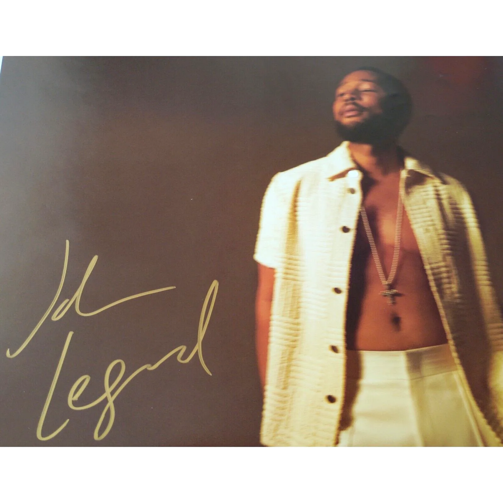 John Legend — John Legend Signed Act 1 and 2 Vinyl Record Album Flat LP Beckett BAS COA Pop, image 3