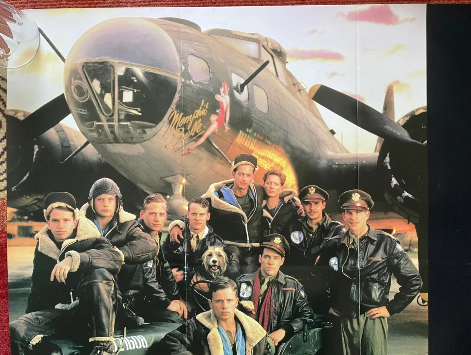 MEMPHIS BELLE (1990) Original UK Quad World War 2 B-17 Movie Film Poster, изображение 2