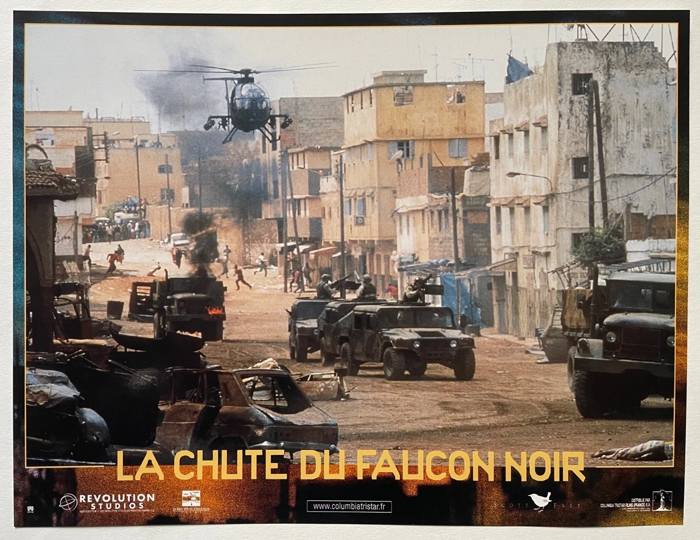 BLACK HAWK DOWN (2001) Set of 8 French Lobby Cards Front of House Stills, изображение 5