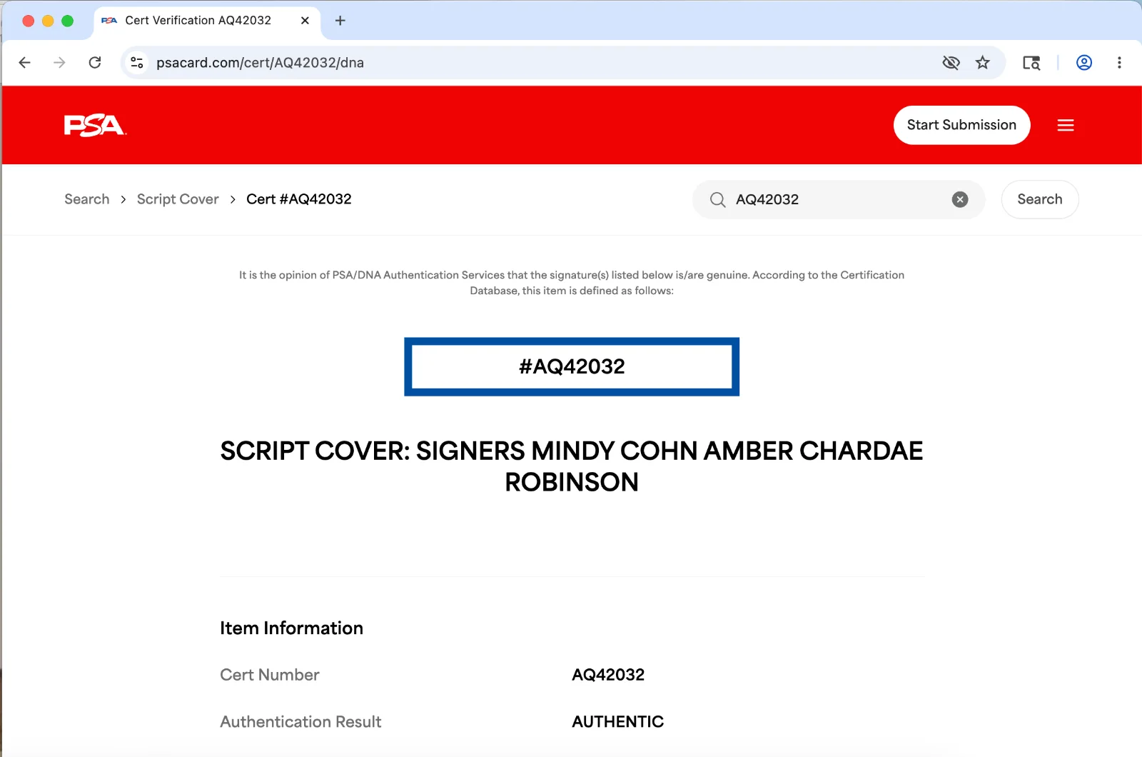Mindy Cohn, Amber Chardae Robinson — Mindy Cohn Amber Chardae Robinson signed Palm Royale script full 76 pages PSA, image 3