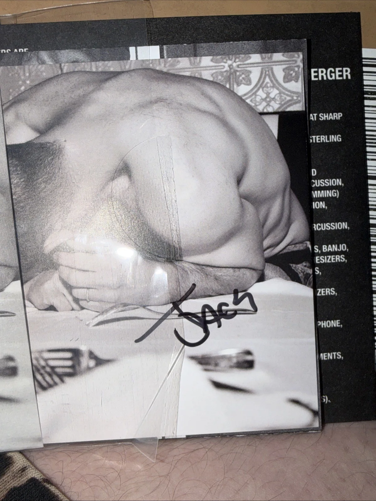 SIGNED & SEALED Bleachers "Dirty Hit" CD - Photo card signed by Jack Antonoff, image 2