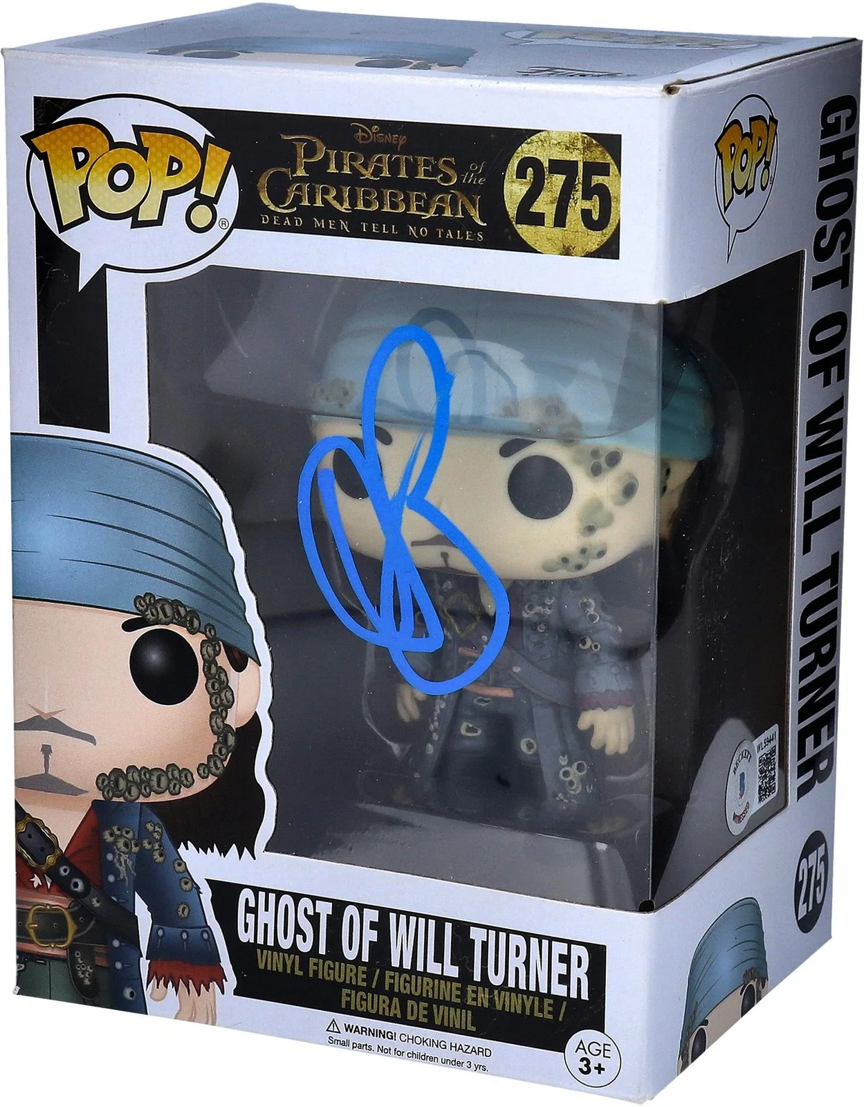 Orlando Bloom — Orlando Bloom Pirates of the Caribbean Autographed #275 Will Turner Funko Pop!