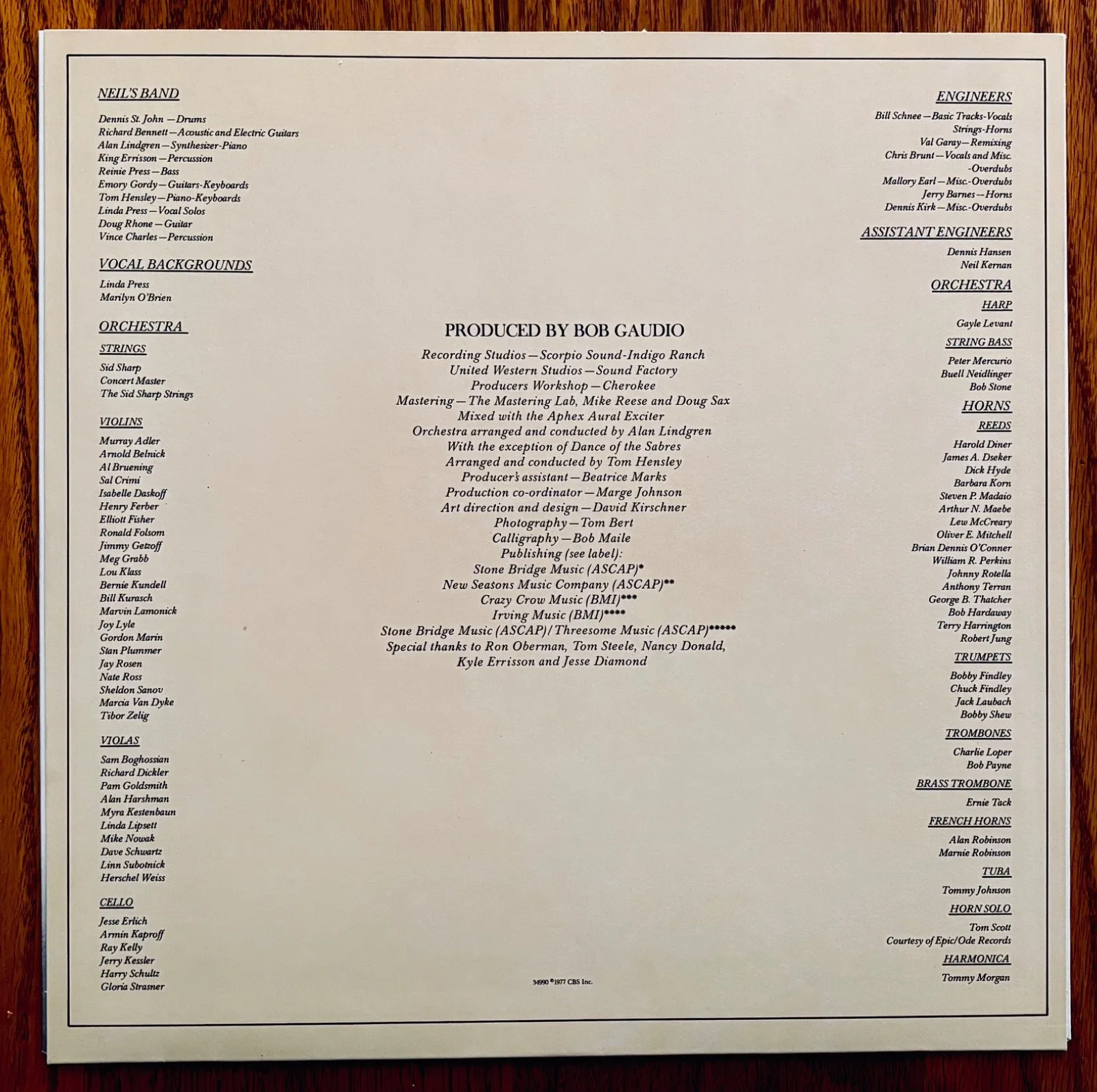 NEIL DIAMOND Signed Album Sleeve~Sex Symbol~Sweet Caroline~Singer Songwriter, изображение 2
