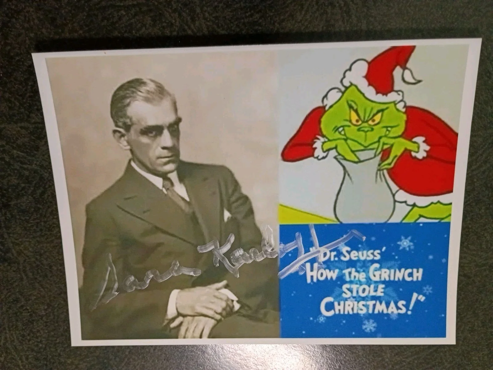 Sharyn Hillyer — SARA KARLOFF Hand Signed Autograph 4X6 Photo -- DAUGHTER OF BORIS KARLOFF