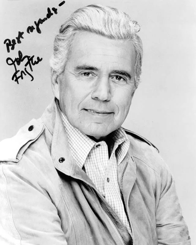 John Forsythe — JOHN FORSYTHE - AUTOGRAPHED SIGNED PHOTOGRAPH