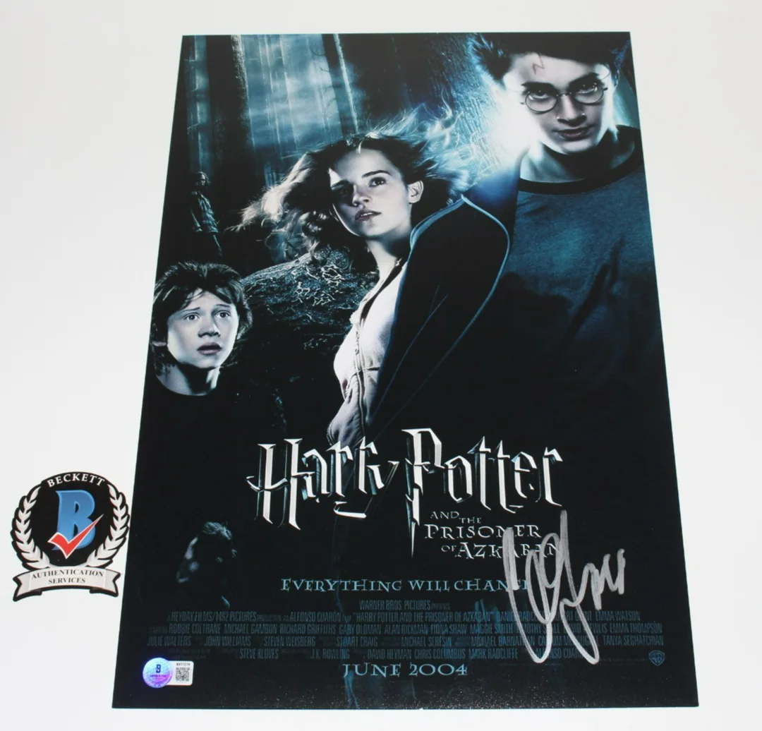 Alfonso Cuaron — ALFONSO CUARON SIGNED HARRY POTTER THE PRISONER OF AZKABAN MOVIE POSTER BECKETT, изображение 2