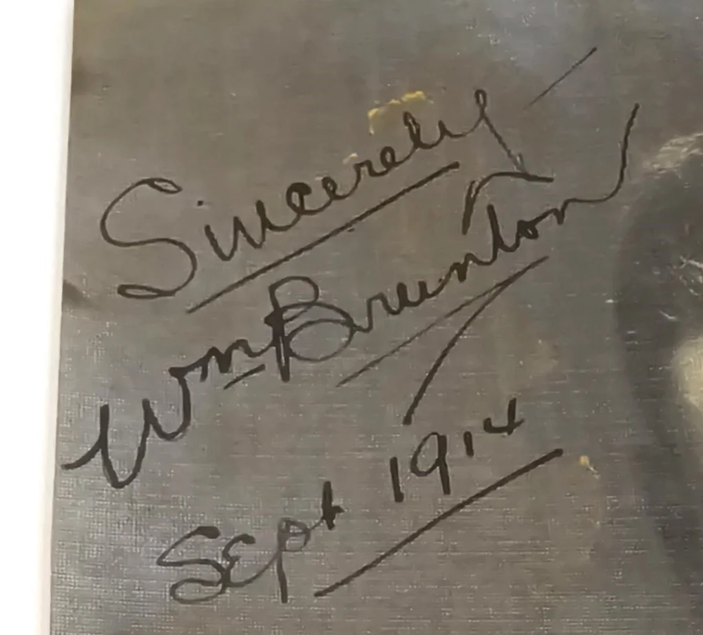 Viola Dana — William Brunton Vintage 1914 Hand Signed & Dated Photograph Blind Stamped, image 3