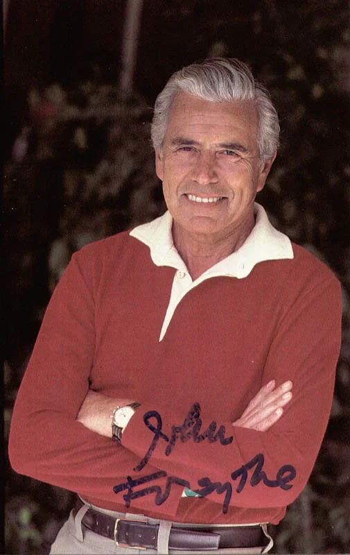 John Forsythe — JOHN FORSYTHE - AUTOGRAPHED SIGNED PHOTOGRAPH