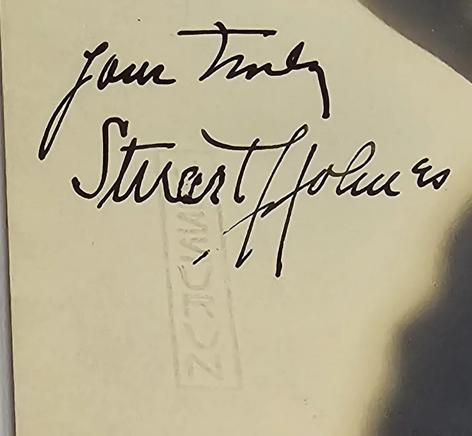Stuart Holmes — Stuart Holmes 1915 Vintage Hand Signed Photograph Jessurun Studio, изображение 3