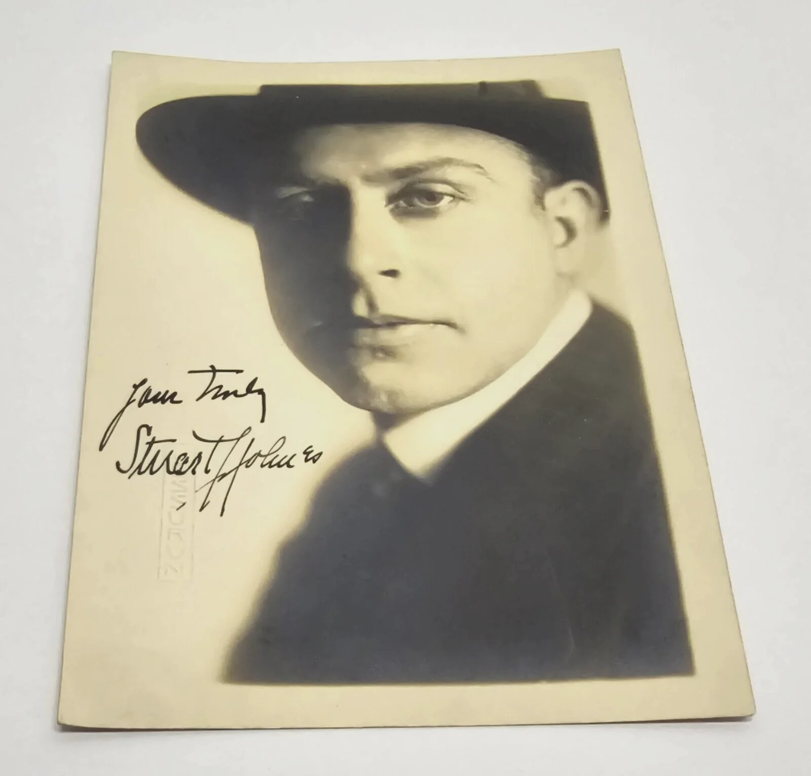 Stuart Holmes — Stuart Holmes 1915 Vintage Hand Signed Photograph Jessurun Studio, изображение 4