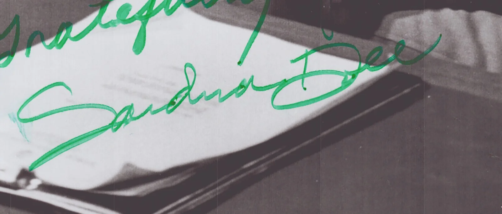 Sandra Dee, George Hamilton — DR, YOU''VE GOT TO BE KIDDING MOVIE CAST - AUTOGRAPHED INSCRIBED PHOTOGRAPH, изображение 2