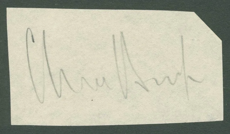 Clive Brook — CLIVE BROOK - CLIPPED SIGNATURE