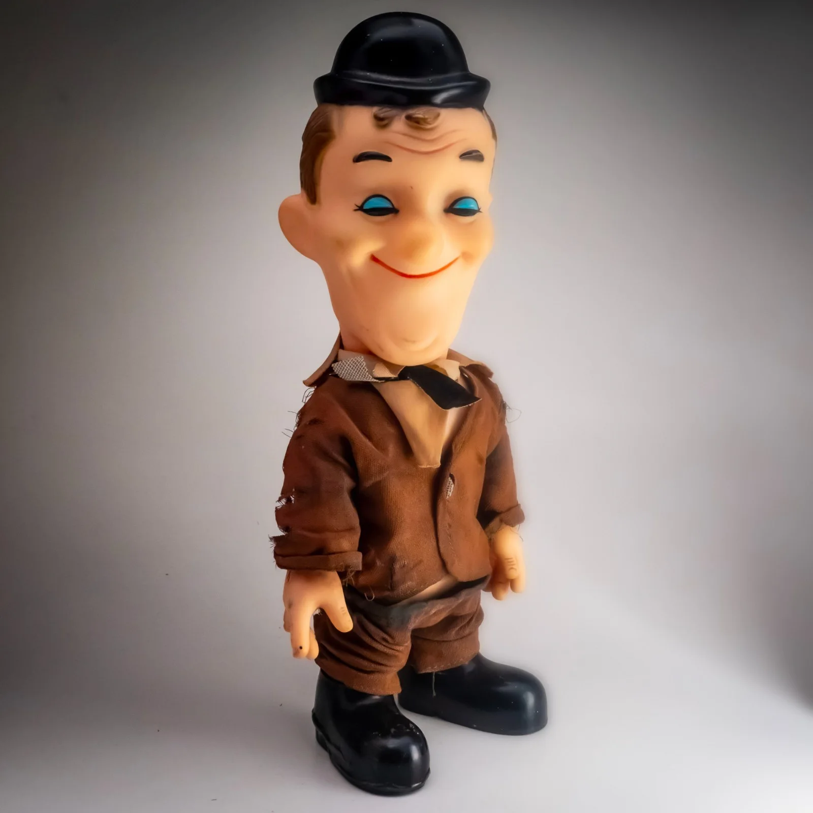 Vintage Laurel & Hardy Figures Berman & Anderson 1973 Hong Kong Pair 33cm Vinyl, изображение 5