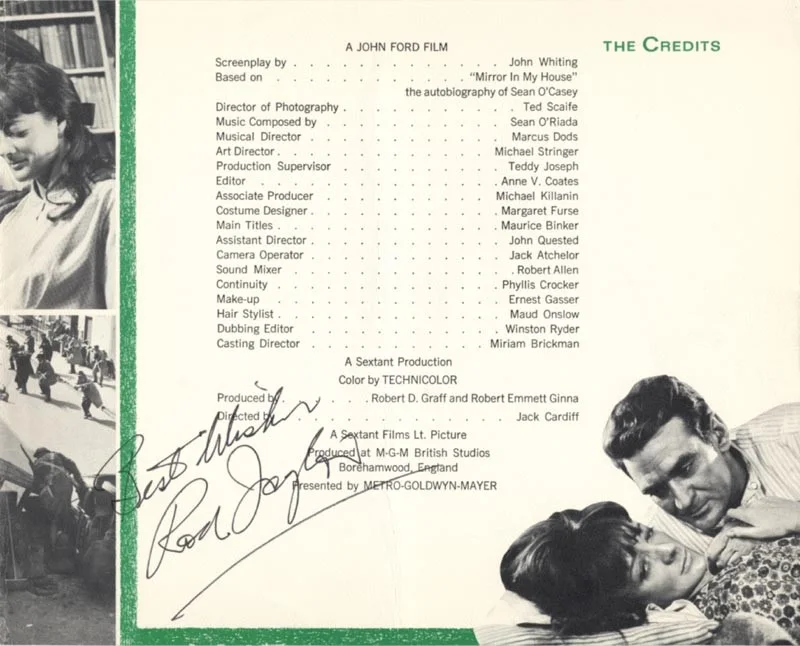 Rod Taylor — ROD TAYLOR - PROGRAM SIGNED 1964, image 2
