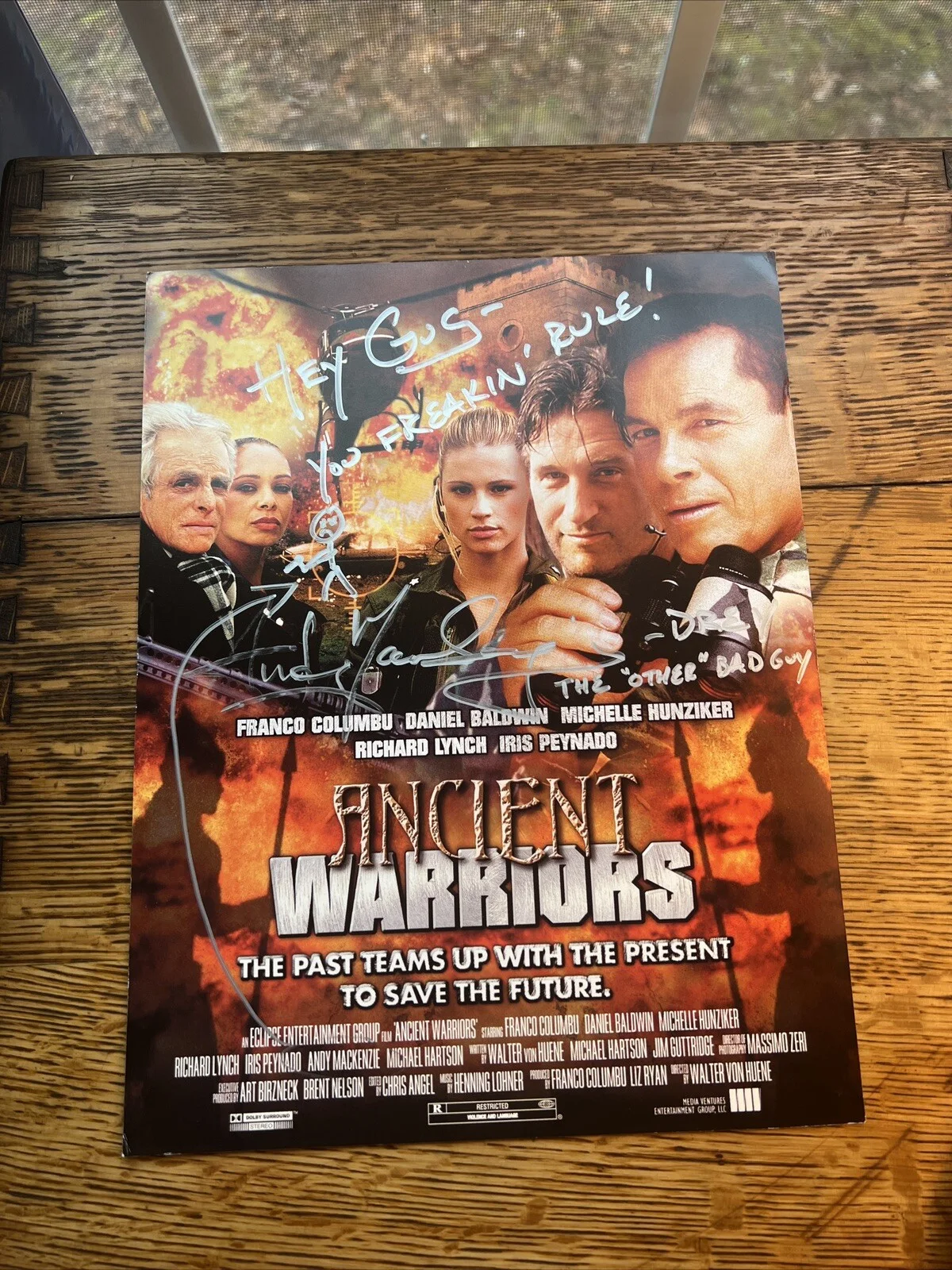 Andy Mackenzie - Autographed 8.5x11 Photo - Actor - Ancient Warriors, image 2