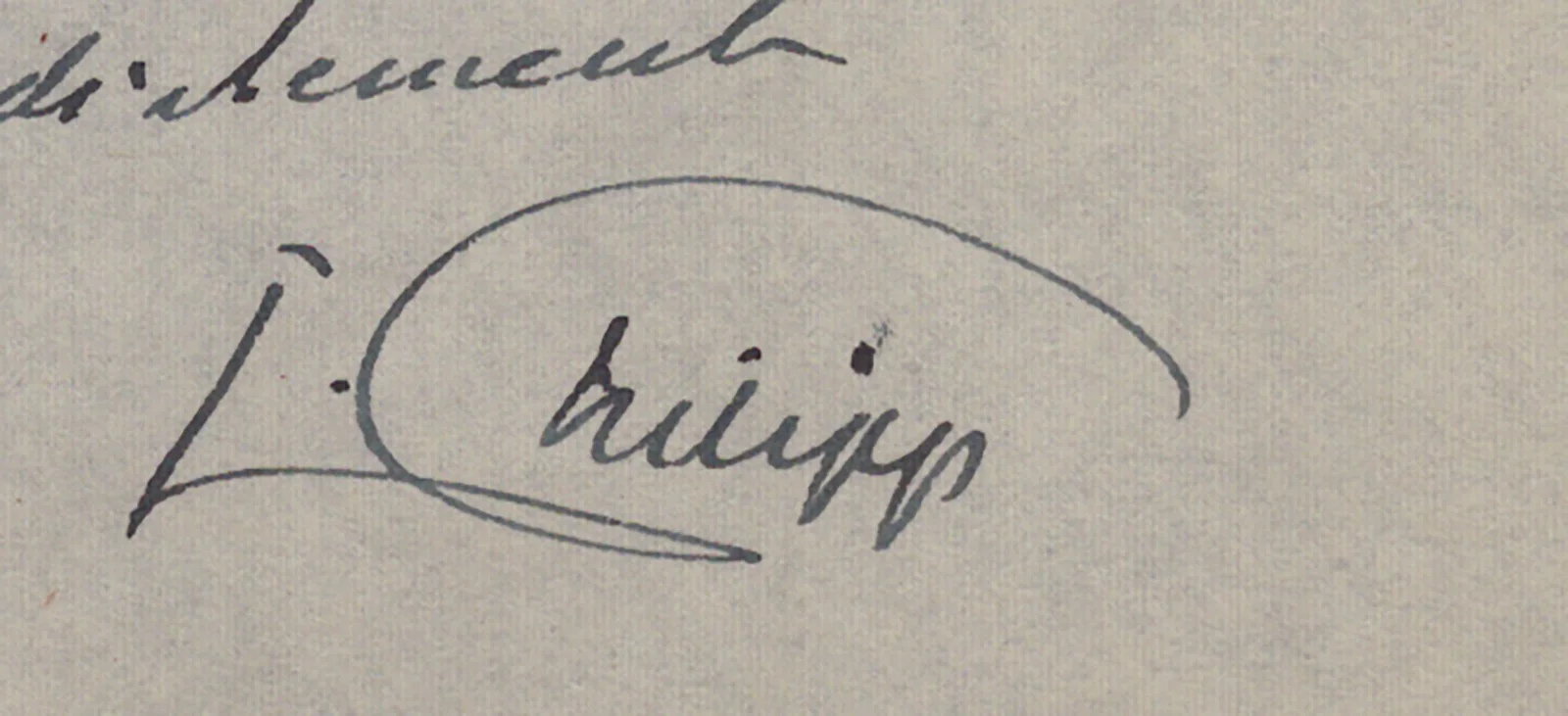 Isidor Philipp — ISIDOR PHILIPP - AUTOGRAPH LETTER SIGNED 01/31/1917, image 2